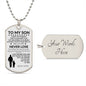 To My Son | Dog Tag | Shoot For The Starts | Sliver