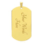 To My Son | Dog Tag | Braver Than You Think | Silver