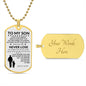 To My Son | Dog Tag | Shoot For The Starts | Sliver