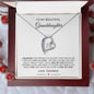 To My Beautiful Granddaughter | Love Grandma | Forever Love Necklace