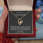 To My Beautiful Granddaughter | Love Nana | Forever Love Necklace