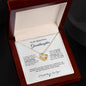 To My Beautiful Granddaughter | Love Knot Necklace