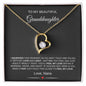 To My Beautiful Granddaughter | Love Nana | Forever Love Necklace