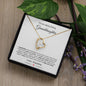 To My Beautiful Granddaughter | Love Grandma | Forever Love Necklace