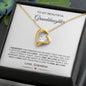 To My Beautiful Granddaughter | Love Grandma | Forever Love Necklace