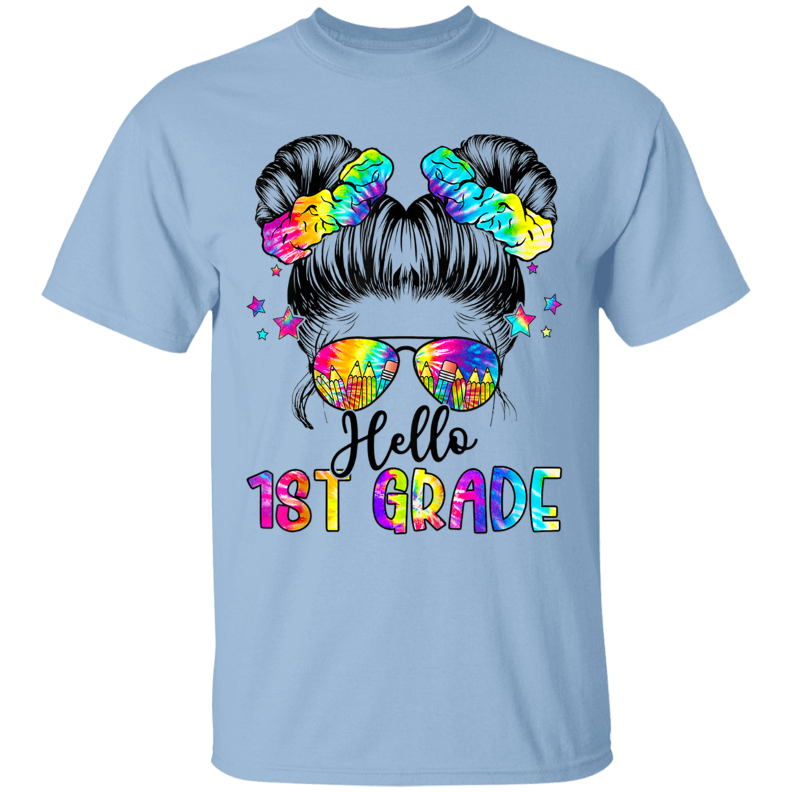 Messy Bun Back To School T-Shirt