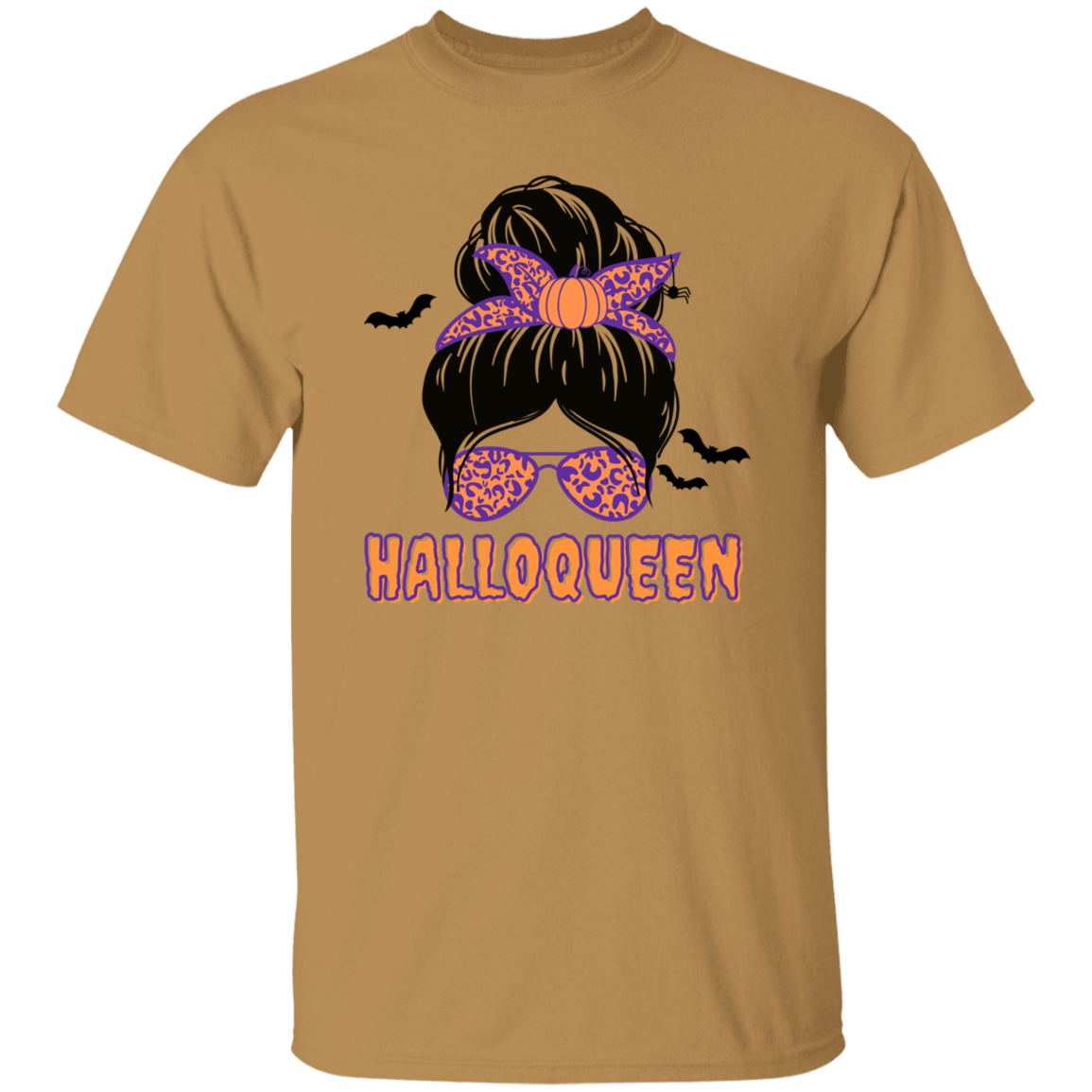 Funny Halloween "Halloqueen" T-shirt