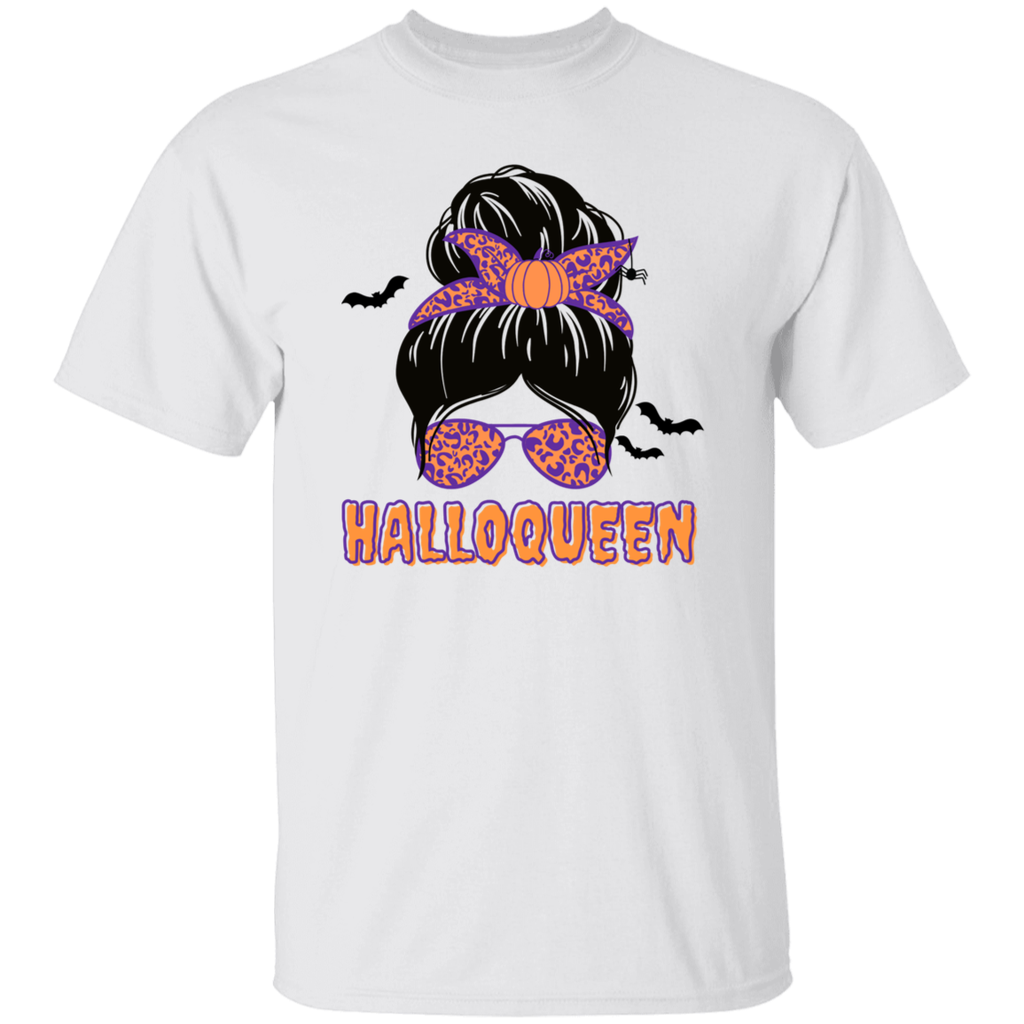 Funny Halloween "Halloqueen" T-shirt